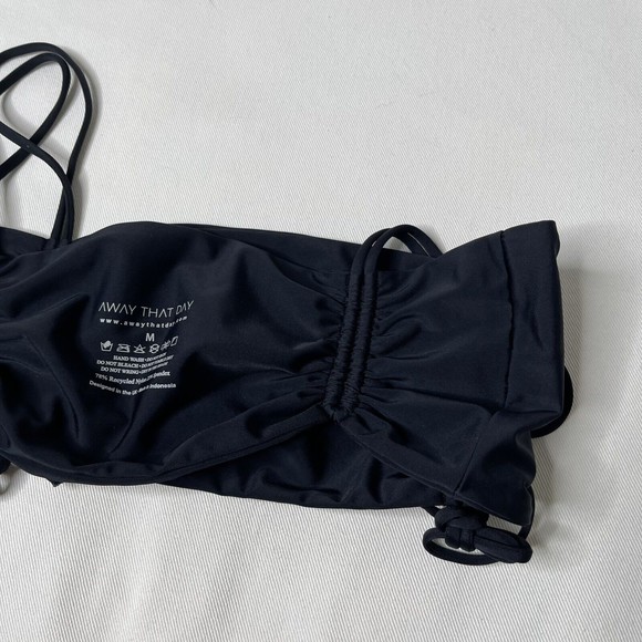 Away That Day Black Swimsuit Top - Picture 3 of 5